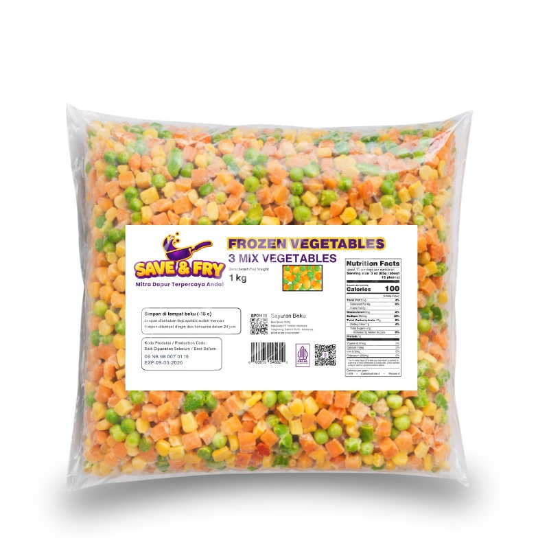 Save & Fry Frozen 3 Mix Vegetables
