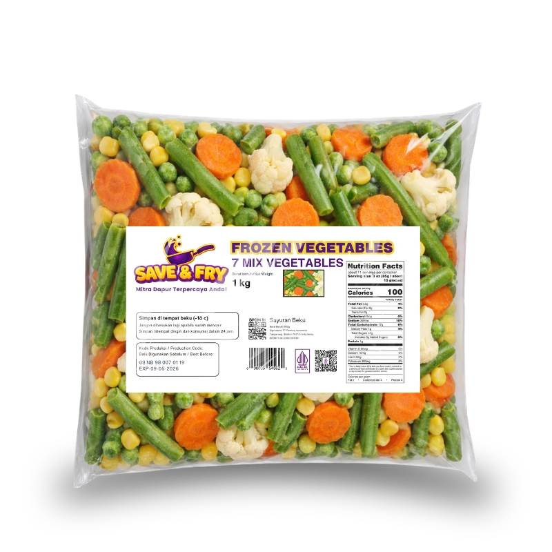 Save & Fry Frozen 7 Mix Vegetables