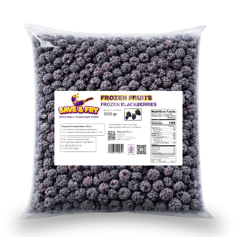 Save & Fry Frozen Blackberries