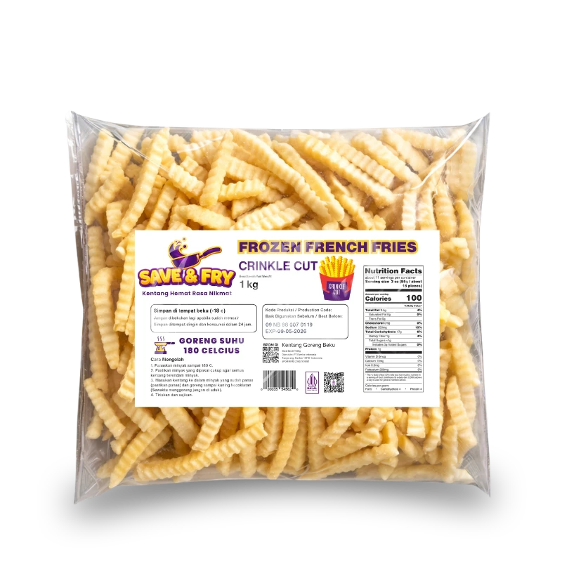 Save & Fry Frozen French Fries - Crinkle Cut