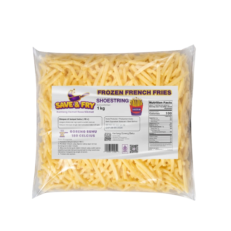 Save & Fry Frozen French Fries - Shoestring