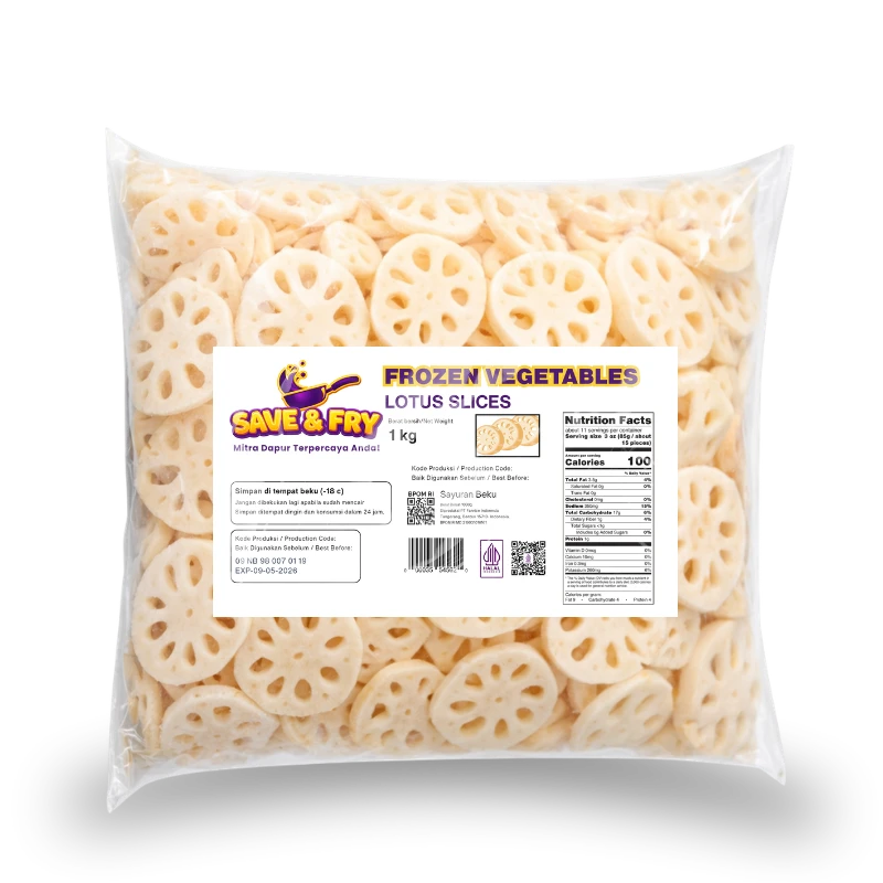 Save & Fry Frozen Lotus Slices