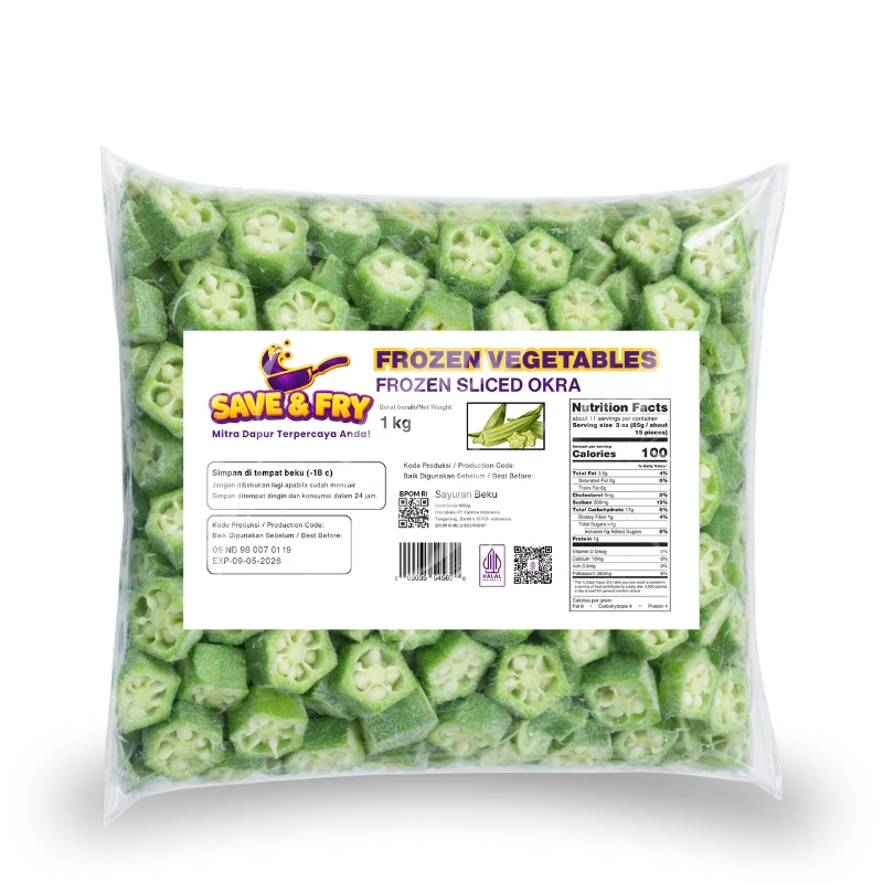 Save & Fry Frozen Sliced Okra